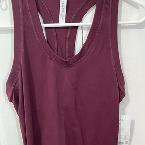 NWT BURGUNDY ATHLETA TANK